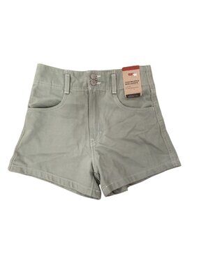 NWT Levi's High Rise Mom Shorts Green Size 25